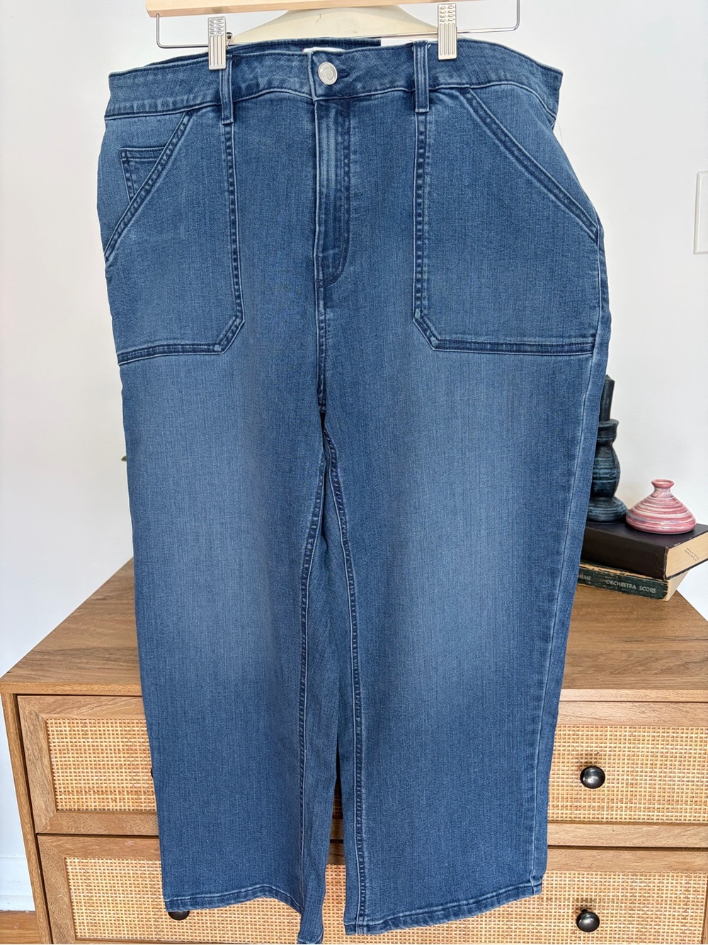 NWT Penningtons D/C Jeans 1948 Straight Leg Utility Pocket Jeans Size 20